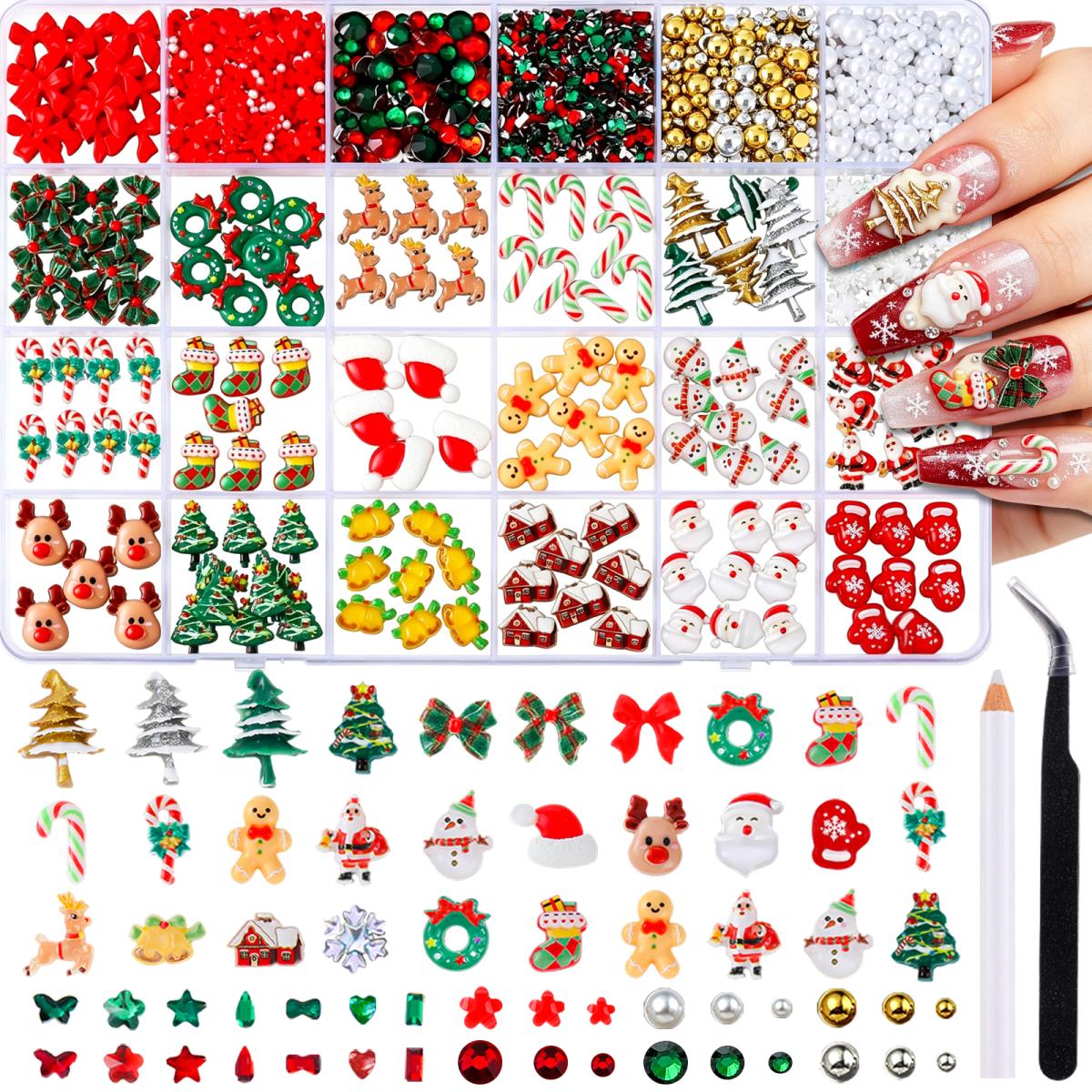 Elk Bugle Call - 1 Box Cartoon Kreative Elch-Weihnachtsmann-Handschuhe Schleife