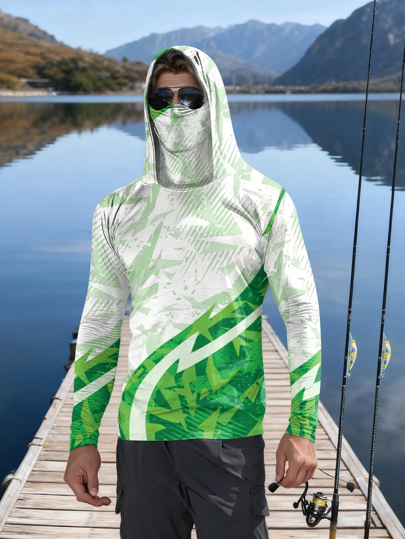 Herren-Anglerhemd mit Kapuze,  – Outdoor Hunting Prints Bewertung und Preis