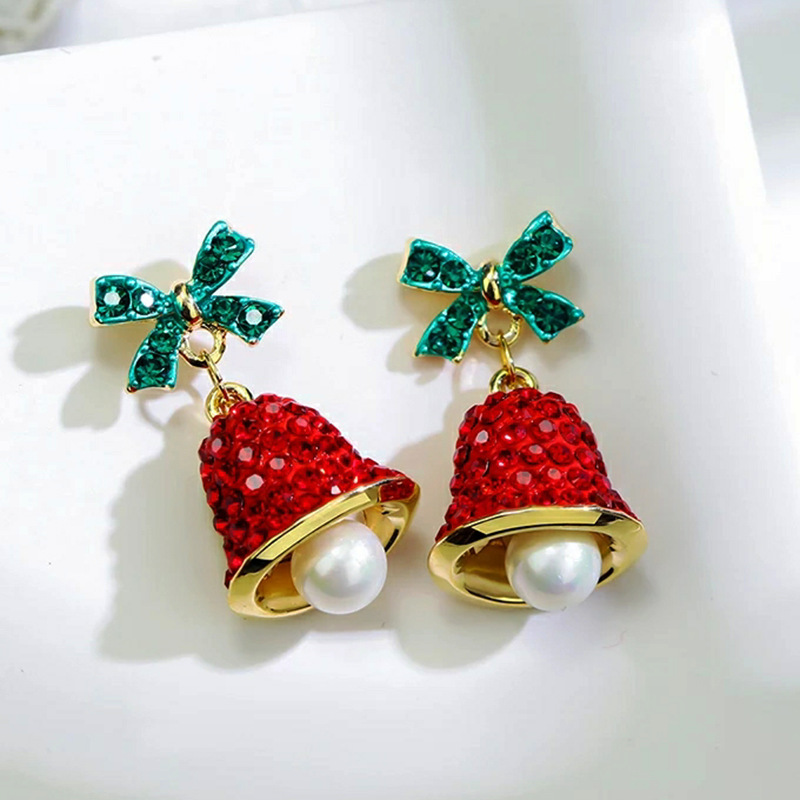 Mode Weihnachten Grün Bowknot  – Elk Bugle Call Bewertung und Preis