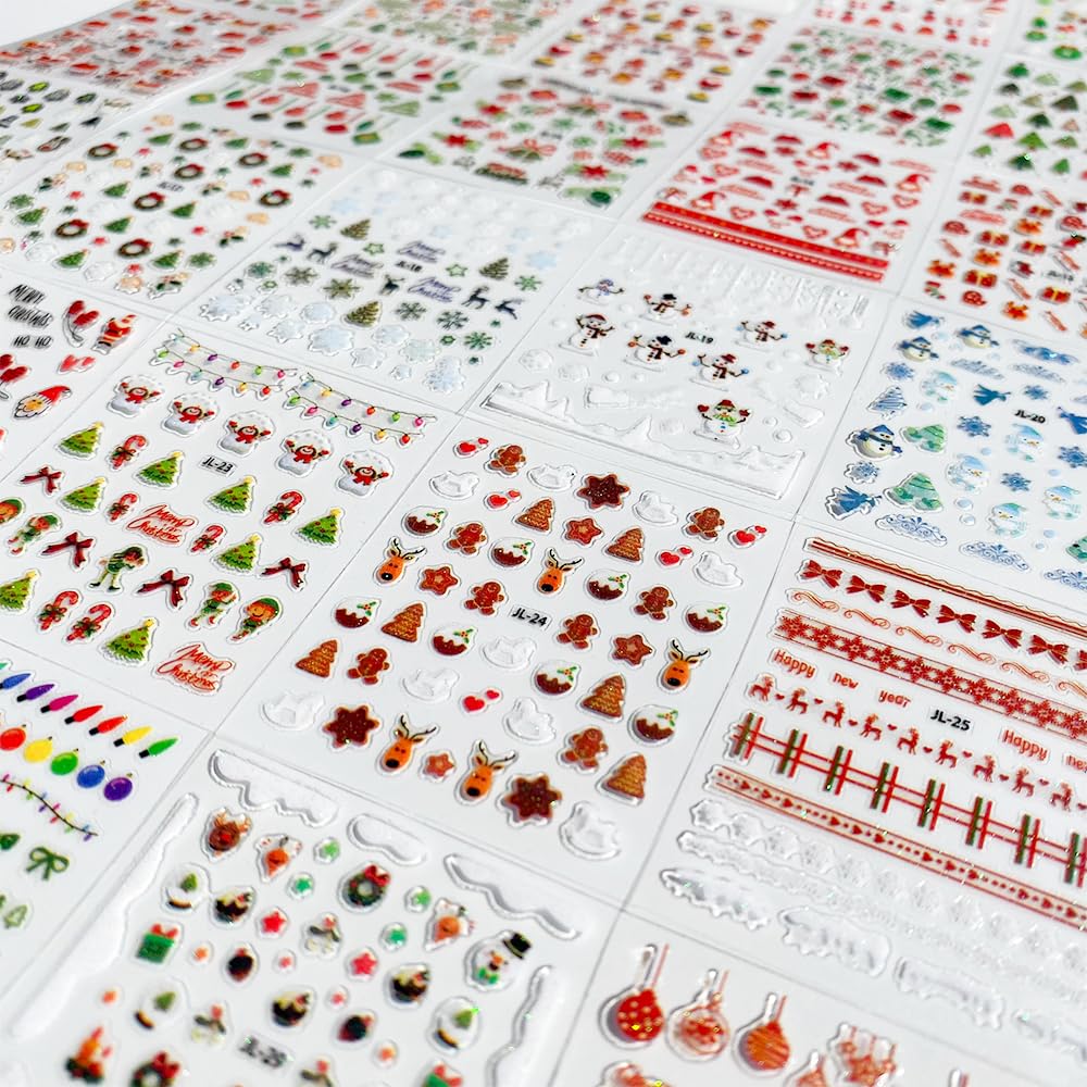 30 Stück Weihnachts-Nagelkunst – Elk Bugle Call Bewertung und Preis